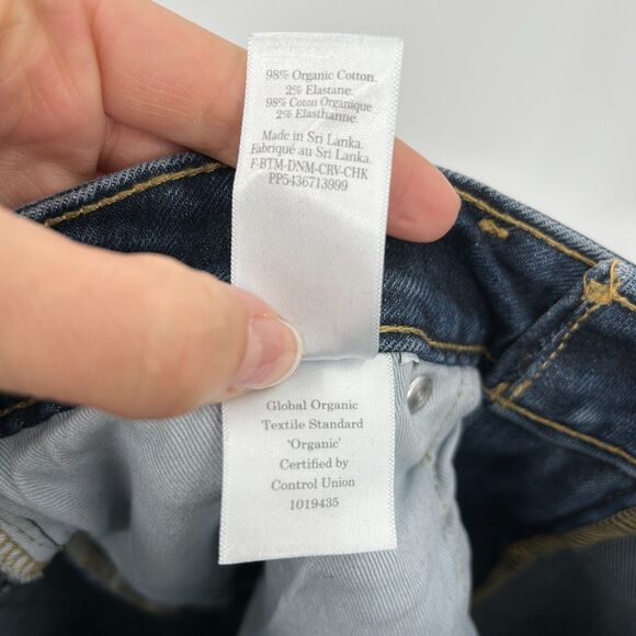 EVERLANE The Curvy Cheeky Jean Organic Cotton Straight Leg High Rise Denim 28 - Picture 8 of 8